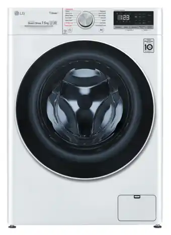 Bi-Rite Lg 7.5kg front load washing machine with steam offer