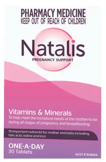 Natalis pregnancy support 30 tablets