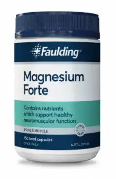 Faulding remedies magnesium forte 400mg 150 capsules