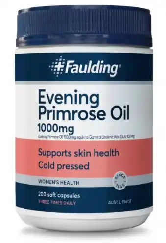 Pharmacy Direct Faulding remedies evening primrose oil 1000mg 200 capsules offer