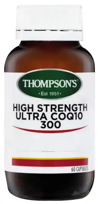 Thompson’s high strength ultra coq10 300mg 60 capsules