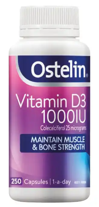 Ostelin vitamin d x 250 caps