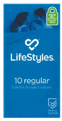 Lifestyles regular condoms 10 pack