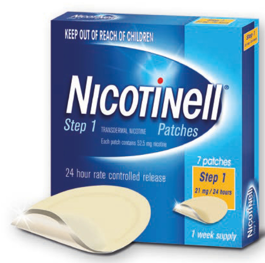 Pharmacy Direct Nicotinell patches step 1 21mg 7 patches offer