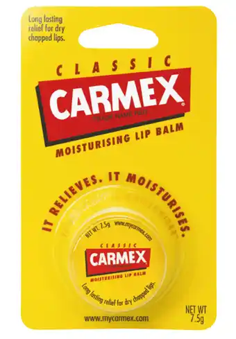 Carmex moisturising lip balm pot 7.5g