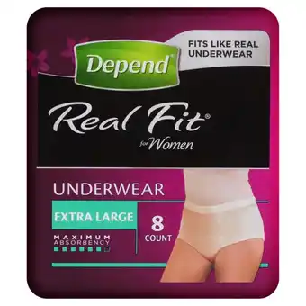 Pharmacy Direct Depend real fit for women - xl offer