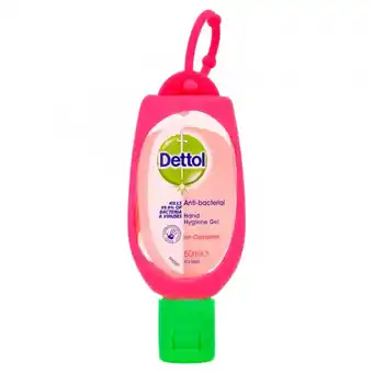 Pharmacy Direct Dettol instant hand sanitiser refresh pink 50ml with clip offer