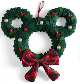Disney holiday lodge wreath