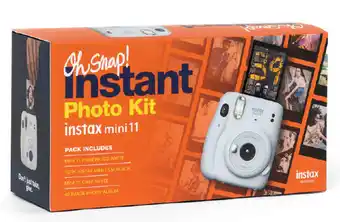 Fujifilm oh snap instant photo kit - white