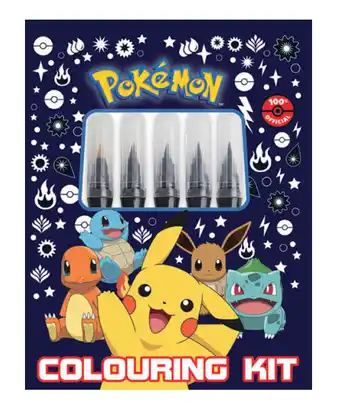 Pokémon: adult colouring kit