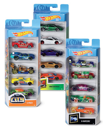 Target Hot wheels 5 car pack assorted offer