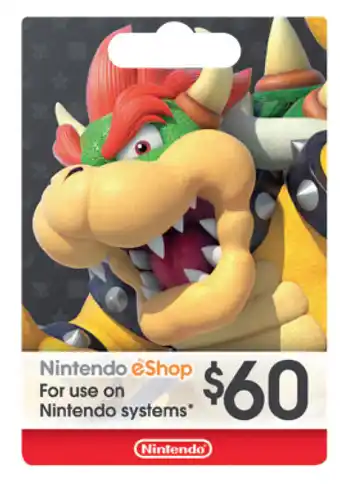 Target Nintendo $60 gift card offer