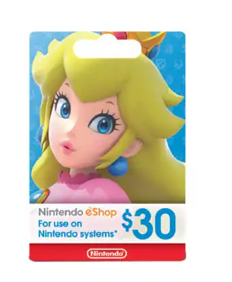 Target Nintendo $30 gift card offer