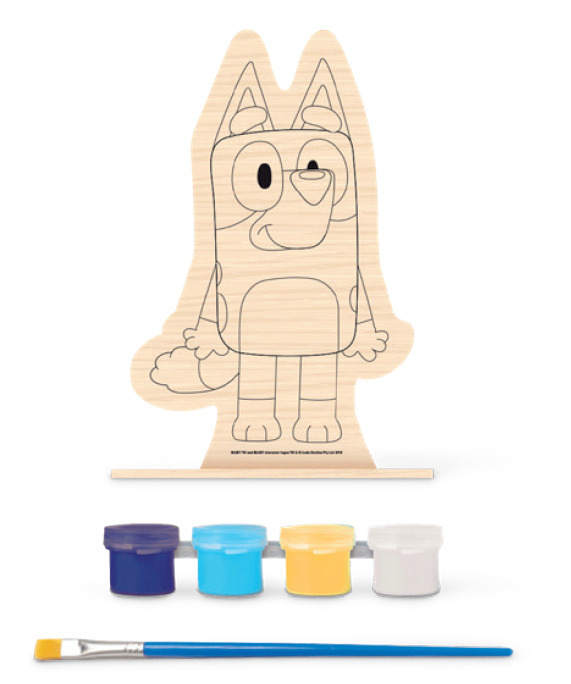 Target Wooden paint your own bluey set offer