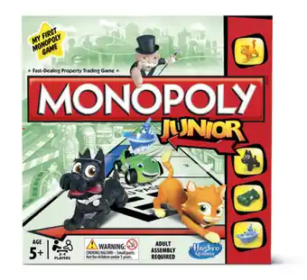 Monopoly junior game