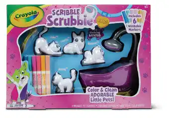 Crayola scribble scubbies pets bath tub play set