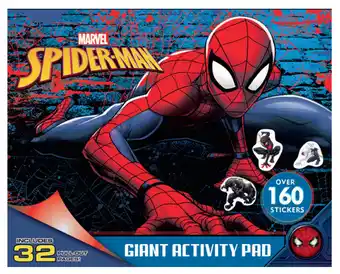 Target Marvel spider-man: giant activity pad offer