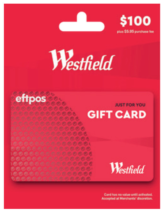 Target Westfield $100 gift card offer