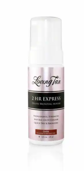 Chempro Loving tan 2hr express deluxe bronzing mousse dark 120ml offer