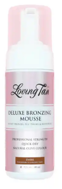 Loving tan deluxe bronzing mousse dark for self tanning 120ml