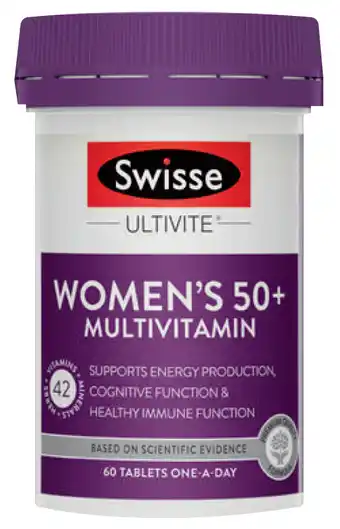 Chempro Swisse women's ultivite 50+ 60 tablets offer