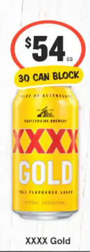 IGA Liquor XXXX Gold offer