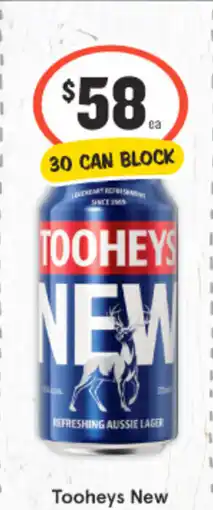 IGA Liquor Tooheys New offer