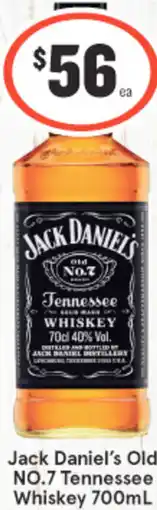 IGA Liquor JACK DANIEL'S No.7 Tennessee offer
