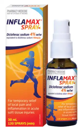 Inflamax spray 4% 30ml
