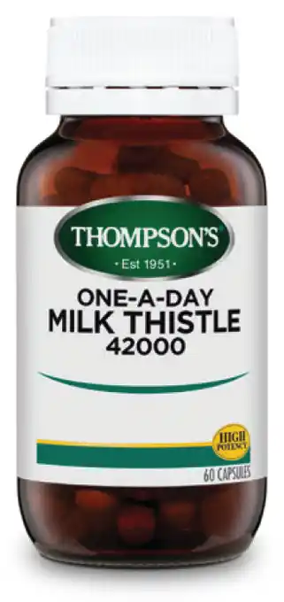 Thompson’s one-a-day milk thistle 42000mg 60 capsules