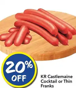 Ritchies KR Castlemaine Cocktail or Thin Franks offer