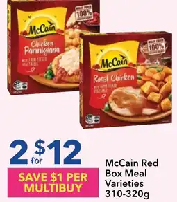 Ritchies McCain Red Box Meal offer