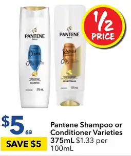 Ritchies Pantene Shampoo or Conditioner offer