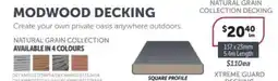 Stratco NATURAL GRAIN COLLECTION DECKING offer