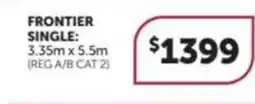 Stratco FRONTIER SingSINGLE: 3.35m x 5.5m offer