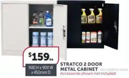 Stratco STRATCO 2 DOOR METAL CABINET offer