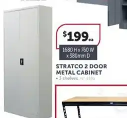 Stratco STRATCO 2 DOOR METAL CABINET offer