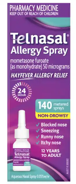 Telnasal allergy spray 140 dose