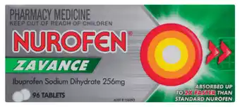 Nurofen zavance 96 tablets