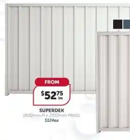 Stratco SUPERDEK offer