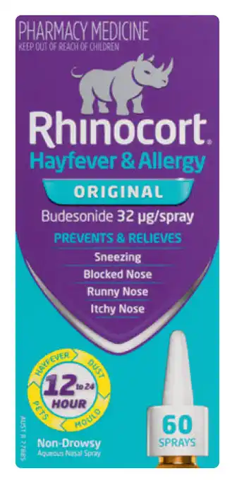 Chempro Rhinocort hayfever & allergy nasal spray 32mcg 60 dose offer