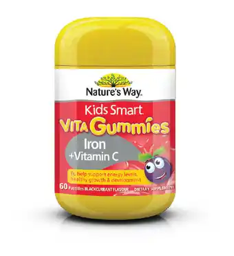 Nature’s way kids smart iron 60 vita gummies
