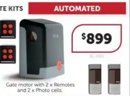 Stratco Gate motor with 2 x Remotes and 2 x Photo cells. offer