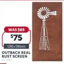 Stratco OUTBACK REAL RUST SCREEN offer