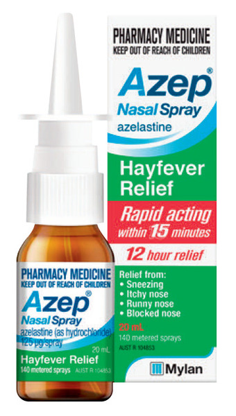 Azep hayfever relief nasal spray 20ml