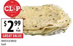 Supabarn WHITE FLAT BREAD offer