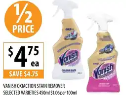 Supabarn VANISH OXIACTION STAIN REMOVER offer