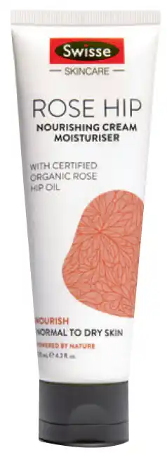 Chempro Swisse skin care rose hip nourish cream moisturiser 125ml offer