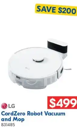 CordZero Robot Vacuum and Mop