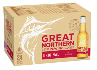 Liquorland Great northern original lager bottle 330ml offer